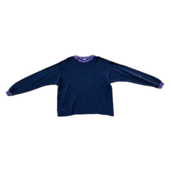 CP SHADES Gray Purple Linen Button Up Long Sleeve Shirt Top Mens Size Small - Picture 5 of 9